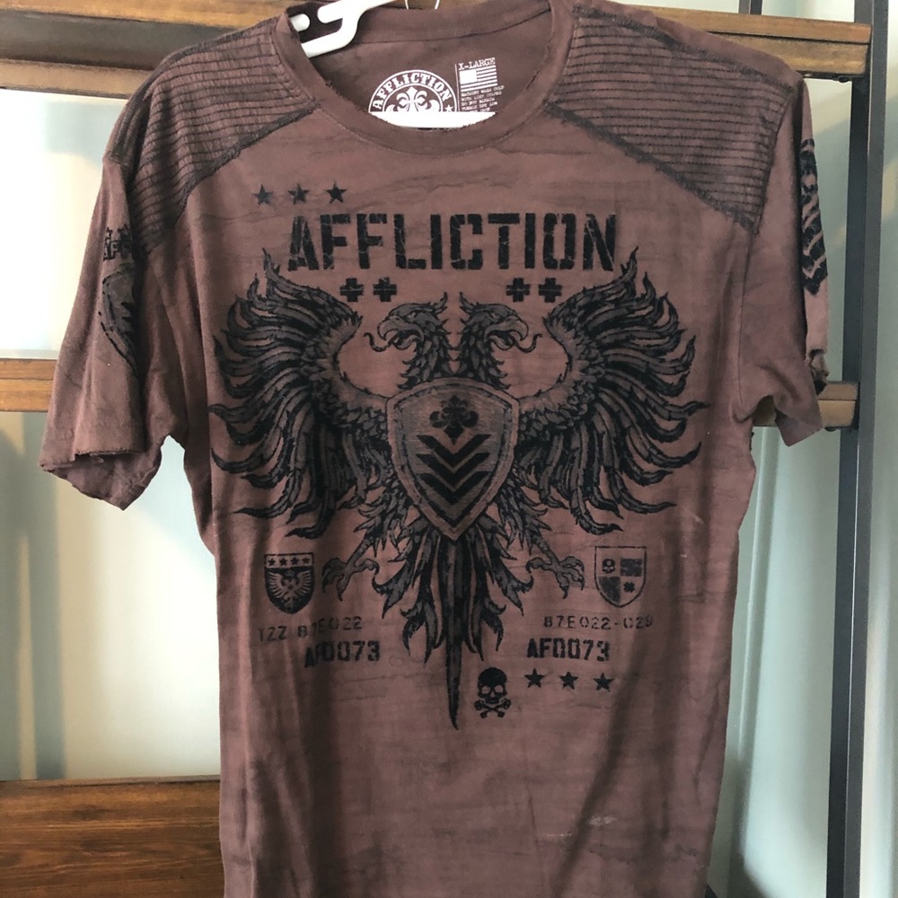 Affliction Distressed t-shirt